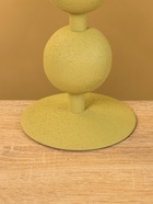 Подсвечник на 1 свечу «Олива», с 2 сферами, 8.5×8.5×18 см - фото 52744014