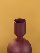 Подсвечник на 1 свечу «Баклажан», с 2 сферами, 8.5×8.5×18 см - фото 52744018