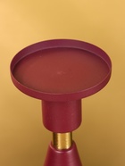 Подсвечник на 1 свечу текстурный «Баклажановый», 10.5×10.5×19.5 см - фото 52744043