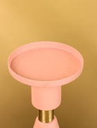 Подсвечник на 1 свечу текстурный «Пудровый», 10.5×10.5×19.5 см - фото 52744048