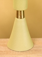 Подсвечник на 1 свечу текстурный «Оливковый», 10.5×10.5×19.5 см - фото 52744054