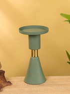 Подсвечник на 1 свечу текстурный «Болотный», 10.5×10.5×19.5 см - фото 52744056