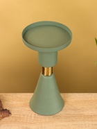 Подсвечник на 1 свечу текстурный «Болотный», 10.5×10.5×19.5 см - фото 52744057