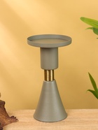 Подсвечник на 1 свечу текстурный «Графитовый», 10.5×10.5×19.5 см - фото 52744061