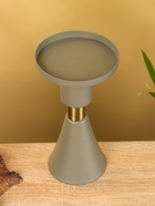 Подсвечник на 1 свечу текстурный «Графитовый», 10.5×10.5×19.5 см - фото 52744062