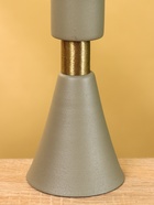 Подсвечник на 1 свечу текстурный «Графитовый», 10.5×10.5×19.5 см - фото 52744064