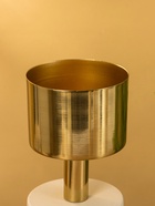 Подсвечник на 1 свечу «Кубок», 10×10×28.5 см, бежевый с золотом - фото 52744073