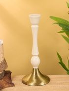 Подсвечник на 1 свечу «Бежевый», 10.5×10.5×25 см - фото 52744081