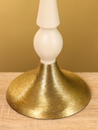 Подсвечник на 1 свечу «Бежевый», 10.5×10.5×25 см - фото 52744084