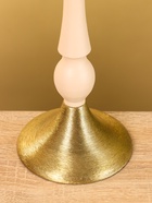 Подсвечник на 1 свечу «Бежевый», 10.5×10.5×25 см - фото 52744094