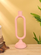 Подсвечник на 1 свечу «Пудровый», 8.5х,8.5×26 см - фото 52744121