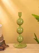 Подсвечник на 1 свечу «Авокадо», с 3 сферами, 10×10×25 см - фото 52744126