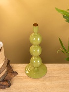 Подсвечник на 1 свечу «Авокадо», с 3 сферами, 10×10×25 см - фото 52744127