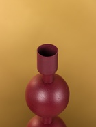 Подсвечник на 1 свечу «Баклажан», с 3 сферами, 10×10×25 см - фото 52744133