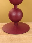 Подсвечник на 1 свечу «Баклажан», с 3 сферами, 10×10×25 см - фото 52744134