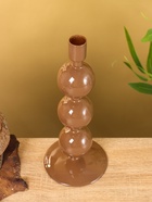 Подсвечник на 1 свечу «Бисквит», с 3 сферами, 10×10×25 см - фото 52744142