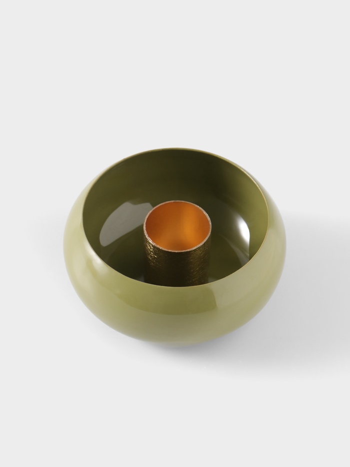 Подсвечник на 1 свечу на магнитах «Авокадо», 7.5×7.5×3.5 см - Фото 1