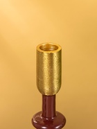 Подсвечник на 1 свечу «Сливовый», 10×10×31 см - фото 52744178