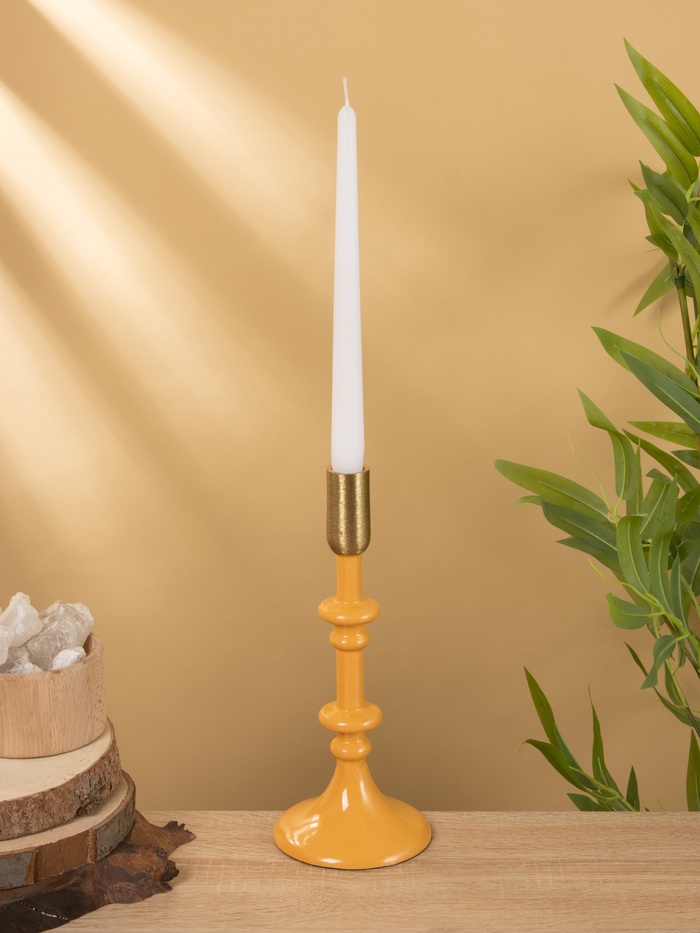 Подсвечник на 1 свечу «Песок», 10×10×26 см - Фото 1