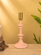 Подсвечник на 1 свечу «Пудровый», 10×10×26 см - фото 52744211