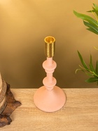 Подсвечник на 1 свечу «Пудровый», 10×10×26 см - фото 52744212