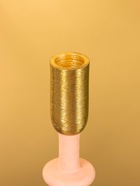 Подсвечник на 1 свечу «Пудровый», 10×10×26 см - фото 52744213