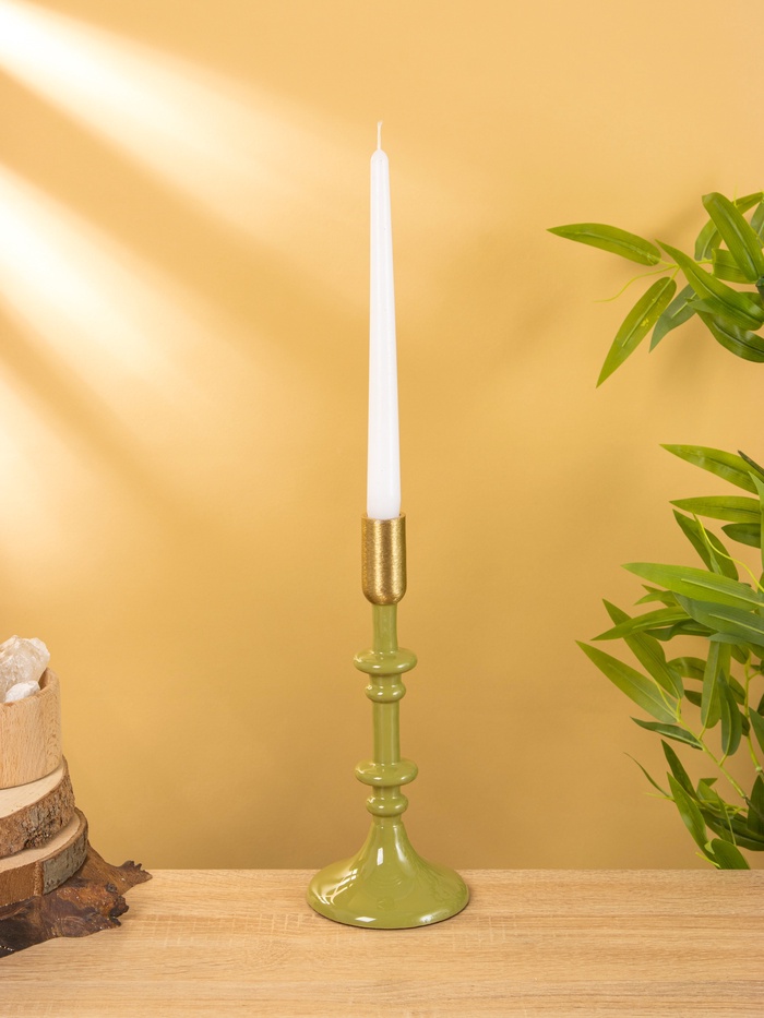 Подсвечник на 1 свечу «Авокадо», 10×10×26 см - Фото 1