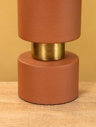 Подсвечник на 1 свечу текстурный «Терракотовый», 10.5×10.5×19 см - фото 52744234