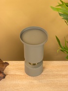 Подсвечник на 1 свечу текстурный «Графитовый», 10.5×10.5×19 см - фото 52744242