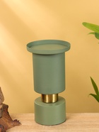 Подсвечник на 1 свечу текстурный «Болотный», 10.5×10.5×19 см - фото 52744261