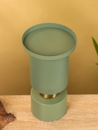 Подсвечник на 1 свечу текстурный «Болотный», 10.5×10.5×19 см - фото 52744262