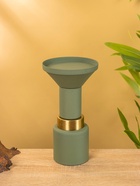 Подсвечник на 1 свечу текстурный «Болотный», 10.5×10.5×20 см - фото 52744271