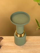 Подсвечник на 1 свечу текстурный «Болотный», 10.5×10.5×20 см - фото 52744272