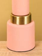 Подсвечник на 1 свечу текстурный «Пудровый», 10.5×10.5×20 см - фото 52744279