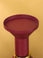 Подсвечник на 1 свечу текстурный «Баклажановый», 10.5×10.5×20 см - фото 52744288