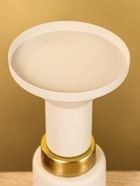 Подсвечник на 1 свечу текстурный «Бежевый», 10.5×10.5×20 см - фото 52744293