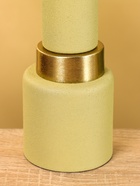 Подсвечник на 1 свечу текстурный «Оливковый», 10.5×10.5×19.5 см - фото 809142637