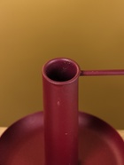 Подсвечник на 1 свечу текстурный с ручкой и блюдцем «Баклажан», 10×10×9.5 +/- ,5 см - фото 52744308