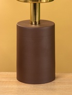 Подсвечник на 1 свечу «Кубок», 10×10×28.5 см, шоколад с золотом - фото 52744314