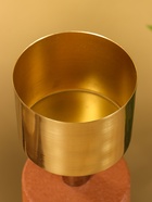 Подсвечник на 1 свечу «Кубок», 10×10×28.5 см, бисквитный с золотом - фото 52744318