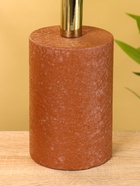 Подсвечник на 1 свечу «Кубок», 10×10×28.5 см, бисквитный с золотом - фото 52744319