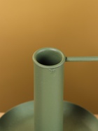 Подсвечник на 1 свечу текстурный с ручкой и блюдцем «Болотный», 10×10×9.5 +/- 0.5 см - фото 52744323