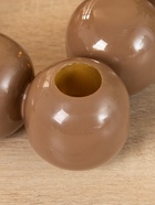 Подсвечник на 4 свечи «Бусы», с 12 сферами, 20.5×20.5×5.5 см, бисквит - фото 52744333