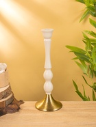 Подсвечник на 1 свечу "Фисташковый" 10,5х10,5х30 см 10722231 - фото 16981143