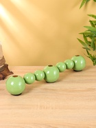 Подсвечник на 3 свечи «Бусы», с 7 сферами, 44×8×8 см, кипарис - Фото 2