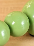 Подсвечник на 3 свечи «Бусы», с 7 сферами, 44×8×8 см, кипарис - Фото 5