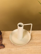 Подсвечник на 1 свечу текстурный с ручкой и блюдцем «Фисташка», 10×10×9.5 +/- 0.5 см - фото 52744407