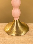 Подсвечник на 1 свечу «Пудровый розовый», 10.5×10.5×34.5 см - фото 52744414