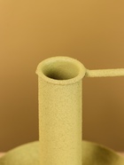 Подсвечник на 1 свечу текстурный с ручкой и блюдцем «Оливковый», 10×10×9.5 +/- 0.5 см - фото 52744418