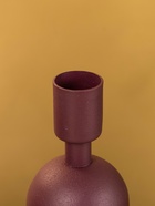 Подсвечник на 1 свечу текстурный «Баклажановый», с 1 сферой, 7.5×7.5×11.5 см - Фото 4